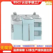未來屋 【多功能收納】嬰兒床頭掛袋 嬰兒用品收納袋 尿布收納袋 紙巾收納袋 床邊掛袋 育兒神器 防掉落設計 大容量多格層 可水洗材質 居家必備