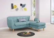 【zi_where】 *凱文/凱娜/傑妮~灰/綠/芥末黃色布面L型沙發椅/休閒扶手沙發椅 $10736