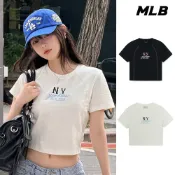 MLB 女版短版短袖T恤 紐約洋基隊 (3FTSB0454-兩款任選)【官方旗艦店】