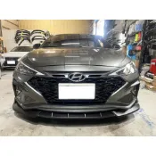 現代 21年後 ELANTRA 競速版 消光黑 前下巴 前鏟 前定風翼 前擾流板 下擾流板 保險桿 改裝下巴 通用下巴