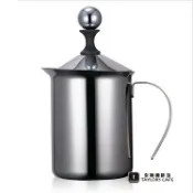 【TDTC 咖啡館】Gamma Cafe 雙層不鏽鋼奶泡壺、手動奶泡器(800c.c)