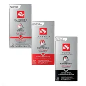 (店+)【illy】即期illy 中烘培*1 濃縮*1 FORTE*1  三盒組 咖啡膠囊 小顆的膠囊咖啡  〈可適用Nespresso〉