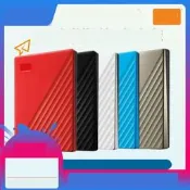 上新WD西部數據移動硬盤USB3.0隨行My Passport加密4T高速5T 6T大容量隨貨附帶收據iiPhone