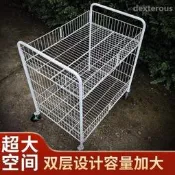 【臺灣現貨】擺地攤促銷車夜市車擺攤擺攤一秒桌架子收攤摺疊小推車貨架金屬