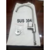 【小江淨水設備】不鏽鋼鵝頸龍頭3分出水，SUS304，皆適用各式淨水器、RO機進水配件。