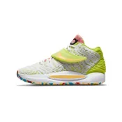 (店+)【NIKE 耐吉】CZ0170-101 Nike KD 14 EP Cyber 圓頭系帶 中幫 籃球鞋 男女同款 白綠 國內版 nike男鞋 男運動鞋 nike女鞋 運動鞋女 休閒鞋