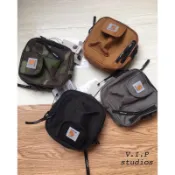 《V.I.P》 Carhartt WIP Bag 小包 腰包 卡其 側背 黑 迷彩 灰色