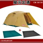 露營趣 【展示出清】Coleman CM-38138 入門套裝組 4-6人透氣圓頂露營帳V TOUGH圓頂帳 帳篷 帳棚 家庭帳 露營帳篷