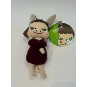 奈良美智 黑天使娃娃吊飾