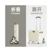 (店+)工廠直銷 低價促銷 網紅小推車買菜小拉車傢用手拉車拖車擺攤折疊拉桿購物車快遞貨物手推車 購物車 手拉車 拖車 NMYP