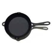 (店+)【IWACHU 岩鑄】日本製 17cm 鑄鐵平底鍋｜南部鐵器｜片手鍋｜無鍋蓋(IH爐適用#24010)