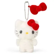 小禮堂 Sanrio 三麗鷗 Hello Kitty 絨毛玩偶吊飾 白 (迷你小物系列)