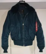 Used Alpha Industries B-15 B15 深綠色飛行夾克標準美版 XS Not MA-1 M-65