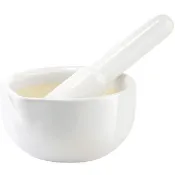 【HOTAI購】【tescoma】Online陶製香料磨搗組(11cm)  |  研磨缽 磨藥機 搗泥器 杵臼 搗缽