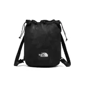 【The North Face】北面男女款黑色抽繩束口休閒後背包｜8HNWJK3 筆電包/登山包