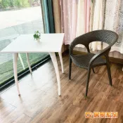 【松果購物】台灣製典雅美學方桌90x90公分需自行組裝