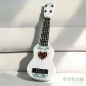 兒童吉他 尤克裏裏 兒童玩具 尤克裏裏初學者 入門男孩女孩 國潮風小吉他 舞獅飛龍造型 益智兒童吉他樂器