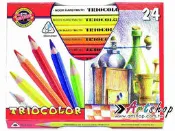 【Artshop美術用品】捷克 KOH-I-NOOR 大三角油性色鉛筆 (24色)