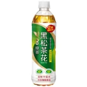 黑松茶花 綠茶無糖 580ml x 4【萬家福】