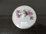 WH25714【四十八號老倉庫】全新 早期 台灣 金邊 杜鵑花 茶杯 杯蓋 8.5/6.8cm 1蓋價【懷舊收藏拍片道具