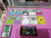 A2143【“含透明卡套“神奇寶貝 寶可夢 紙牌 PTCG 英文版sun&moon 卡包】 早期 收藏 稀有 懷舊 動漫