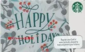 星巴克 菲律賓隨行卡-052(Happy Holidays)