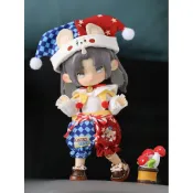 👂娃配 OB11娃衣 12分bjd GSC粘土YMY UFDOLL body9馬戲團小丑服套裝bjd配件 過家家道具 