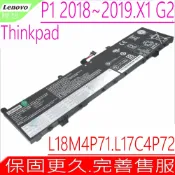 電池動力 LENOVO L17C4P72 L17M4P72 電池(原裝)-聯想 Thinkpad X1 extreme gen 2 電池 X1 yinshi 20mfa000cd 電池 01AY968 01AY969