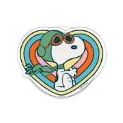 【康是美官方網購】【TOYSELECT】SNOOPY史努比酷炫愛心MagSafe氣囊支架