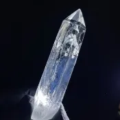 NO.17 藍針白水晶柱 藍針水晶柱 天使的羽毛 藍針柱 92.7*22.6MM