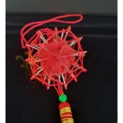 【錦桂】新款 迷你刺球 / 小五寶、鎮宅、擋煞、車掛、神明配件、風水擺件、迷你小刺球 / 紅線、金線、五色線