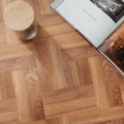 拼接蘇木防焰地貼 9片 台灣製 木紋地貼 木地板 巧拼 耐磨 防水 防燄 可裁切 嬰兒爬行墊 地墊 木紋巧拼【Q040】