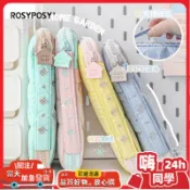 超值現貨#文具袋 筆袋 鉛筆袋 高顏值大容量RosyPosy筆袋大容量文具盒女孩款男孩文具袋款燒餅包2026開學用品