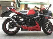 YAHOM GSX-R600 L6 直上排氣管尾段
