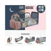 (店+)母婴包 多功能媽咪包 媽咪包多功能防蚊可折疊嬰兒床外出輕便大容量雙肩背包手提母嬰包