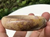 18.88圍天然玉石骨骼花珊瑚玉菊花石手鐲玉鐲鐲子手環福鐲平安鐲珠寶玉石首飾飾品