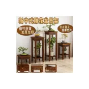 (店+)植物架 財位桌 木花架 復古花架 展示邊桌 盆栽架 園藝花架 置物架 楠竹花台 花瓶架 聚寶盆架