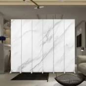 思樂小舖 【★客製化尺寸★】簡約屏風 屏風訂製 屏風隔斷 白色背景屏風 北歐屏風 玄關屏風 防水防透屏風隔間 客廳臥室隔斷工業風