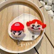 ｜現貨｜𝘡𝘖𝘌𝘊𝘰 • 瑪利歐牛奶妹護士夾識別證易拉扣證件夾