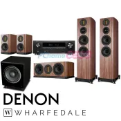 DENON AVR-X1800H 環繞擴大機+Wharfedale EVO 5.4+EVO 5.C+EVO 5.1+SW-10 5.1聲道家庭劇院組
