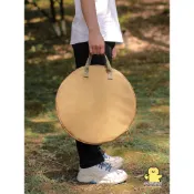 【滿199出貨】 戶外鑄鐵鍋收納袋 麥飯石燒烤盤煎盤平底鍋手提袋 便攜加厚收納包