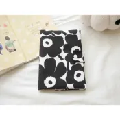 寶寶手冊套 媽媽手冊套 書套 芬蘭 Marimekko 罌粟花款 黑色