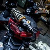 【『柏』利多銷】DJ1避震器 伸壓側複桶式 雙可調 SMAX / FORCE 專用款 後避震器 三個月內漏油直接換新