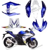 公路賽YAMAHA雅馬哈r3摩托車跑車全車外殼配件烤漆件PP黑件全殼