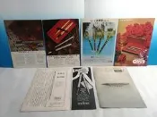▲宇宙城▼ 早期雜誌剪下內頁廣告頁-鋼筆/原子筆(派克白金牌犀飛利西華筆...等) 7張一起賣 企業懷舊收藏BK3