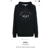 KENZO Classic Icons Eye Molleton Hoody 眼睛 連帽上衣  帽T