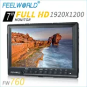 全球選品1館 生活百貨 富威德7寸全高畫質1920*1200帶HDMI 4K訊號，多功能監視器 FW760