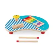 【Fisher price 費雪】木製音樂三合一敲敲樂(寶寶安撫/嬰兒玩具/彌月禮/新生兒)