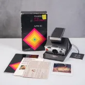 【奈美】1977.03.24寶麗來Polaroid SX70 ALPHA箱說齊全 #壹次成像拍立