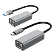 【YOLU】USB3.0/Type-C轉RJ45 Gigabit 外接千兆網路卡 乙太網路網卡轉換線 高速USB有線網卡(交換禮物)